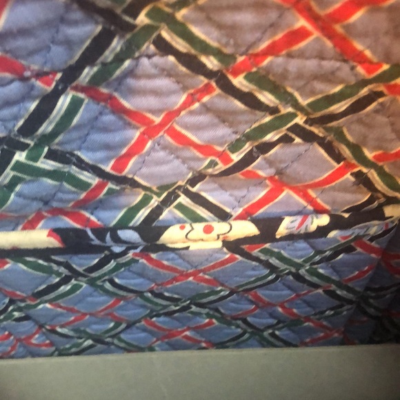 Vera Bradley Black Printed Purse Villager - Picture 7 of 9